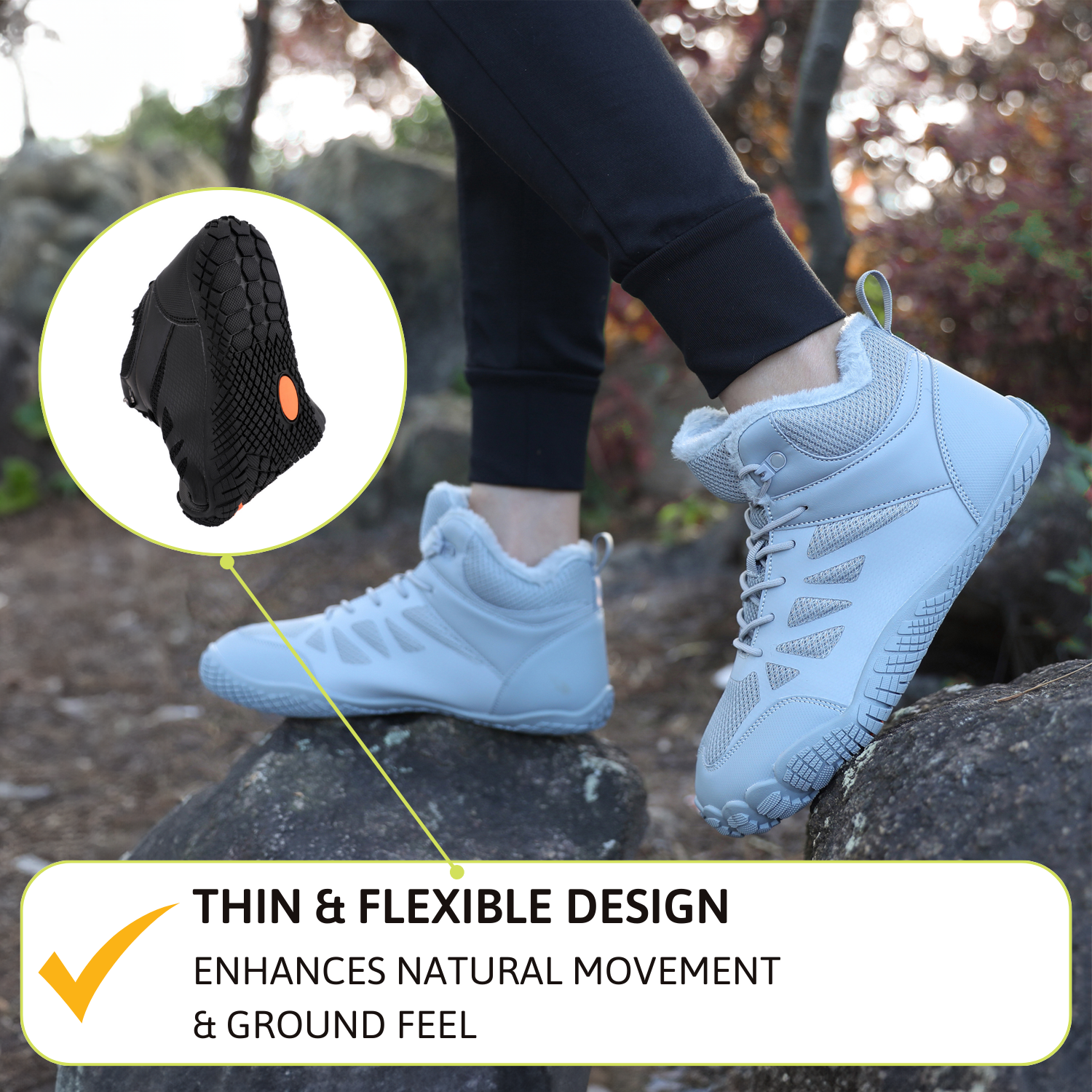 Peak | Non-slip & Water-Resistant Barefoot Boots