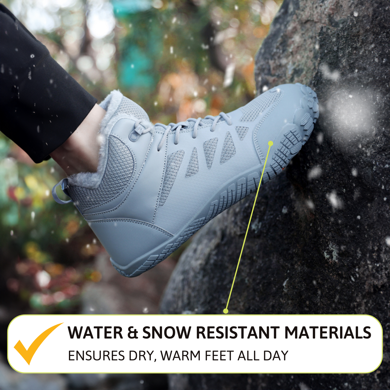 Peak | Non-slip & Water-Resistant Barefoot Boots