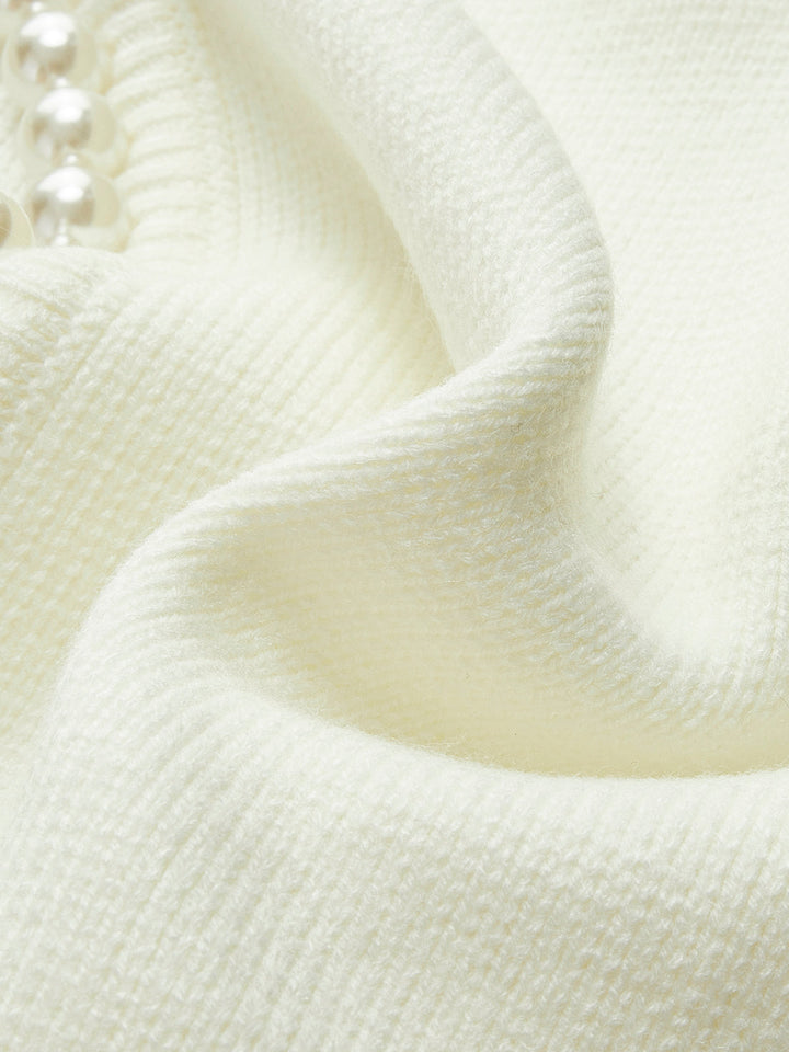 Olivia - Chic Pearl Cardigan