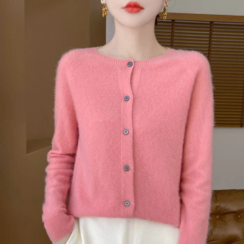 Aline - Cozy Wool Cardigan