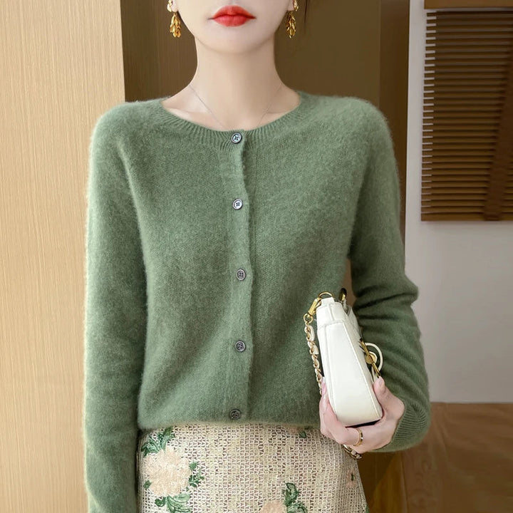 Aline - Cozy Wool Cardigan