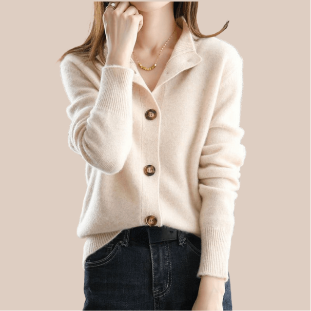 Anny - Wool Knitted Cardigan