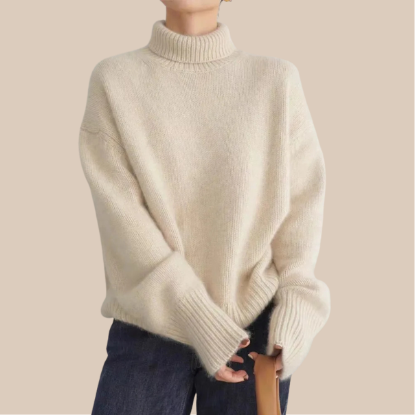 LENA - Premium Sweter z Golfem