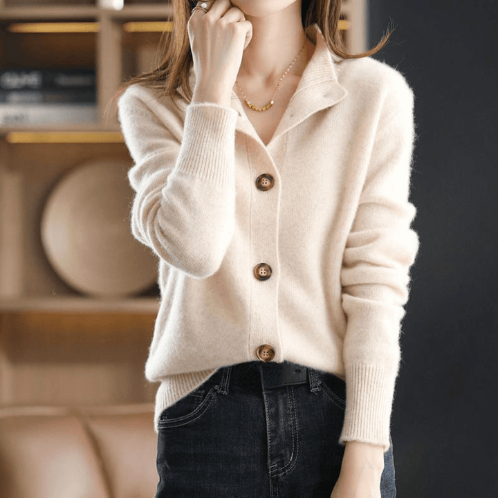 Anny - Wool Knitted Cardigan