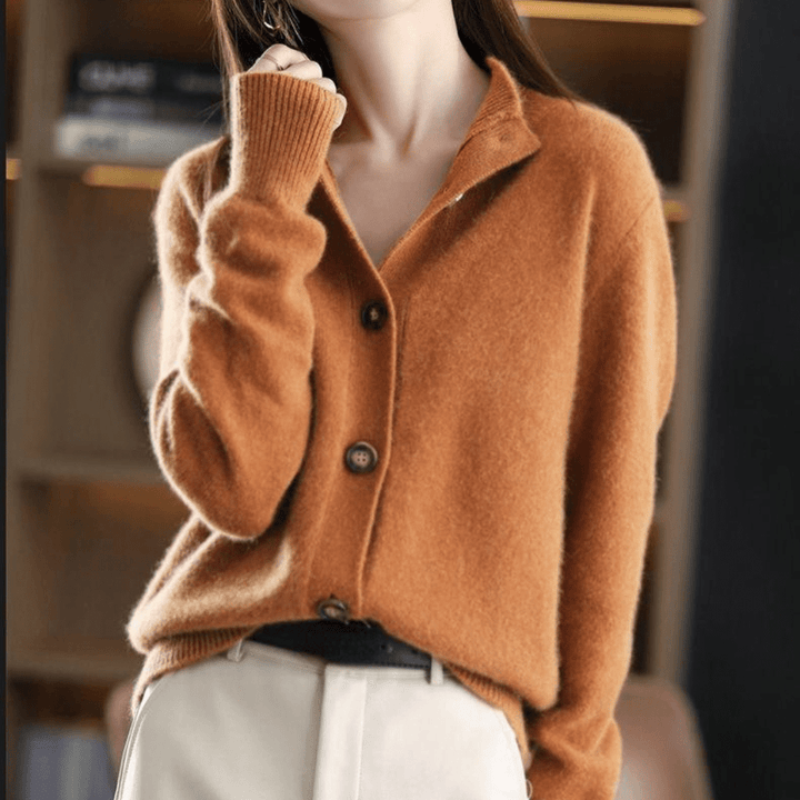 Anny - Wool Knitted Cardigan