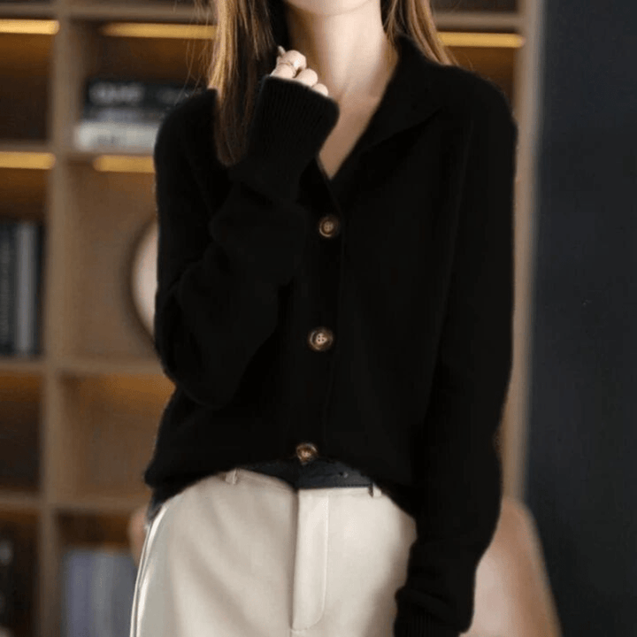 Anny - Wool Knitted Cardigan