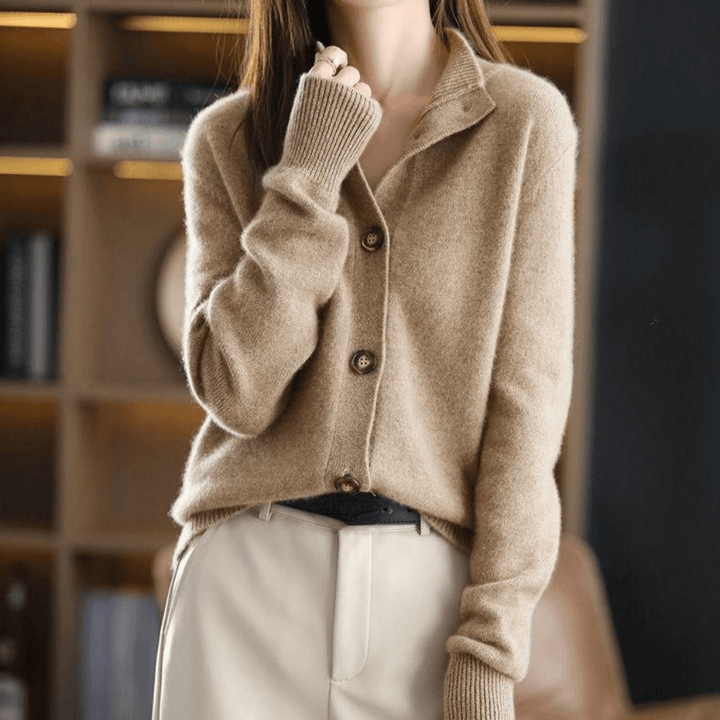 Anny - Wool Knitted Cardigan