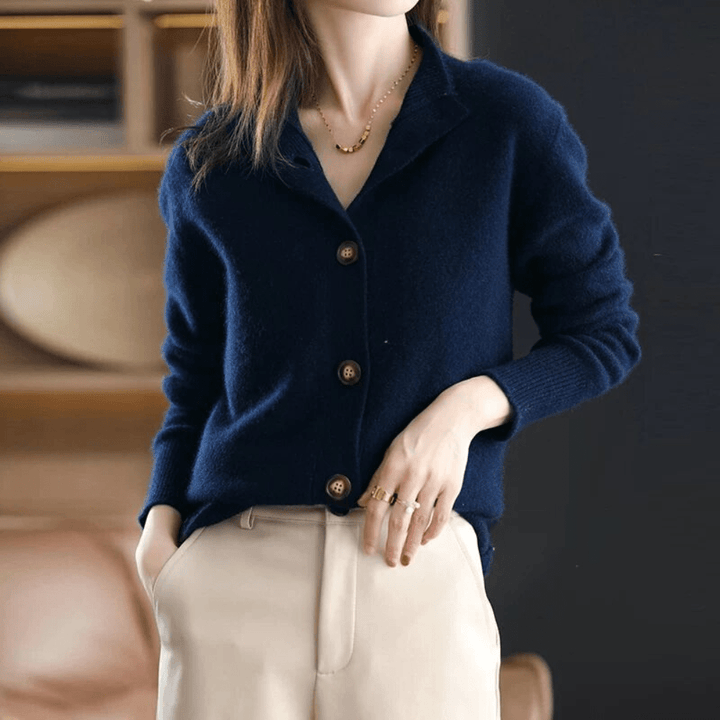 Anny - Wool Knitted Cardigan